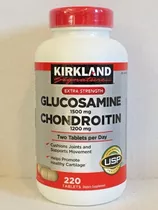 Glucosamina 1500mg & Condroitrina 1200mg Kirkland 220tabls  