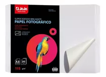 1000 Folhas Papel Foto Glossy Adesivo Prova D'água A4 135g