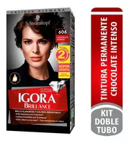  Tinte Cabello Igora Brillance Permanente Tono 606 Chocolate Intenso