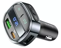 Cargador De Auto 30w Hoco Premiun Transmisor Fm Bluetooth 