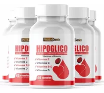 5 Hipoglico Caps Original Premium - Envio Em 24 Horas