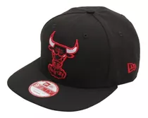 Boné Chicago Bulls Title Detalier Snapback Aba Reta Preto