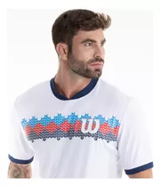 Camiseta Wilson Court Iv - Adulto Masculino - Branco