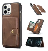 Funda De Cuero Para iPhone Tipo Cartera Magnético Anti-caída