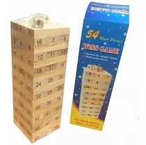 Juego De Jenga, Wiss Toy O Torre Infernal 54 Piezas Pequeño