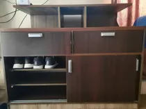 Zapatero, Rack, Comoda 125x45x95 Cm Madera Miel/habano