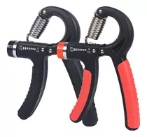 2 Pinzas De Ejercicio Fortalecedor De Mano Ajustable Grips Color Negro