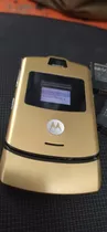 Celular Motorola V3igold& Black +2baterias+cargador +estuche