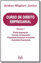 Curso De Direito Empresarial - Volume I - 1 Ed./2018, De Migliari Júnior, Arthur. Editora Malheiros Editores Ltda, Capa Mole Em Português, 2018