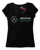 Remera Mujer Mercedes Benz Formula F1 A Logo 30 Dtg Premium