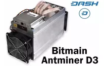 Mineradora Bitmain Antminer D3 Com Fonte Apw3+++ Dash X11