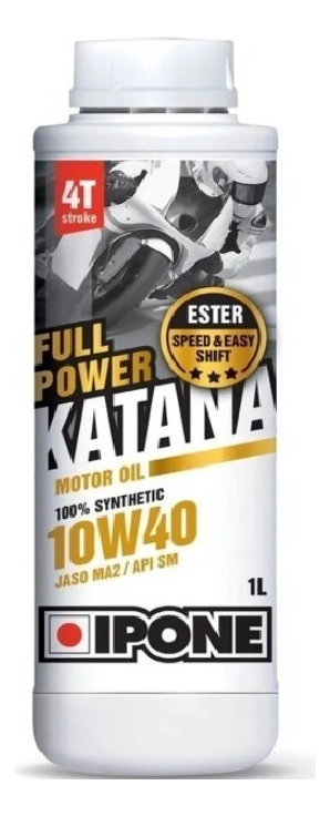 Lubricante Ipone Katana 100% Sintetico 10w40 1litro