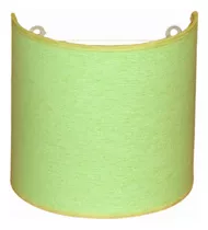 Aplique De Pared En Tela Verde Manz 20-20/20 Cm Alt 