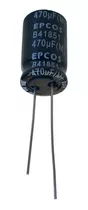 5x Capacitor Elco Radial 470uf 63v B41851 105 13x20mm Epcos