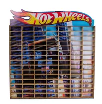 Expositor Porta Carrinhos Hotwheels Suporte 105 Nichos Mdf