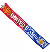 Cachecol Manchester United X Leicester City 2015 Premiership