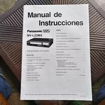 Panasonic Vhs Nv-l22mw Manual De Instrucciones, Operating In
