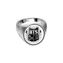 Anillo Metal K Pop Bts Korean Banda Music Army Unisex