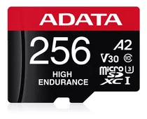 Memoria Adata Micro Sd Sdxc 256gb Cl10 V30 A2 High Endurance