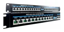 10 Réguas Patch Panel Gigabit Poe 24volts 12 Portas /1000 