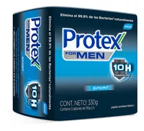 Jabon Protex Men Sport Tripack - Grs A $3 - g a $33