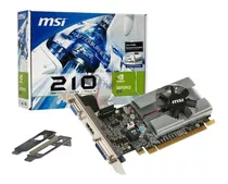 Placa De Video Msi Nvidia Gforce Gt210 1g Vga Hdmi Dvi Haedo