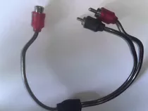 Rca Y Stinger 2 Machos 1 Hembra. Para Sub O Parlante Auto