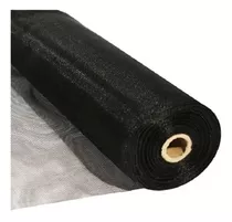 Tejido Mosquitero De Plástico Negro 1.5mt De Altura