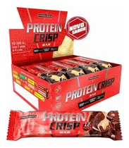 Suplemento Em Barra Integralmédica  Protein Crisp Bar Proteínas Protein Crisp Bar Sabor  Cookies And Cream Em Caixa De 540g 12 Un