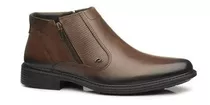 Zapato Casual Pegada Cuero Marron 125354-02