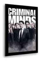 Quadro Decorativo Criminal Minds Poster Emoldurado 23x33cm