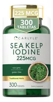 Sea Kelp Iodine Yodo Natural 500 Tabletas Apoyo Tiroides