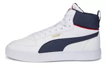 Tenis Para Hombre Puma Caven Mid Color Blanco/azul - Adulto 29.5 Mx