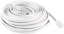 Cable De Extension De Telefono Rj11 6p4c | 9 M / Blanco