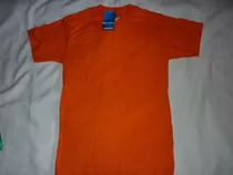 E Remera Champion Talle S Basica Algodon Naranja Nueva Art 7