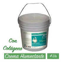 Crema Humectante Corporal Y Facial Con Colageno 4 Lts Sane