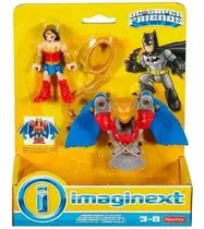 Dc Superfriends Imaginext Mulher Maravilha Com Traje De Vôo