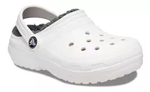 Crocs Originales Classic Niños Blanca Con Corderito