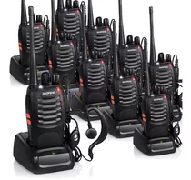 Kit X 10 Handy Baofeng Bf888s Canalero Radio Walkie Talkie 16ch Uhf Handie Accesorios Bateria Manos Libres Tipo Motorola