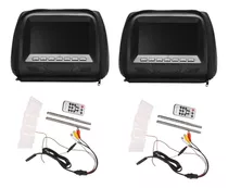 Par Monitor Coche Universal 7in Auto Reposacabezas Mp5 Video