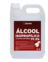 Ál-cool Isopropílico 99,8% 5l Limpeza De Placa Eletrônico