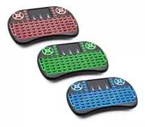 Mini Teclado Led Controle Bluetooth Para Smart Tv Cor Do Mouse Preto Cor Do Teclado Preto