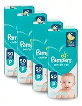 Kit 4x Pacotes De Fraldas Pampers Confort Sec