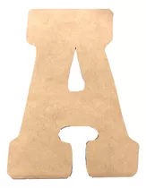 15 Letras Y/o Números -madera Mdf De 19cm Alto Y 3mm Grueso