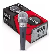 Microfone Com Fio Karaoke Para Voz Igreja Videôke Vokal Kl5