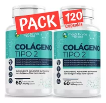 Colágeno Tipo 2 Con Vitamina C,d,b1,b12 Y E, 40mg 60 Capsulas Sin Sabor