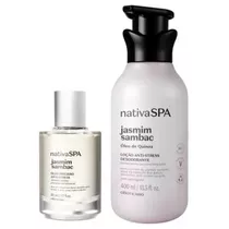 Combo Nativa Spa Jasmim Sambac: Loção Corporal 400ml + Óleo 