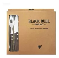 Set Cubiertos Simple Para Asado Blackbull 8 Pzs