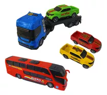Caminhão Carreta Guincho Carrinhos Ônibus Brinquedos Meninos