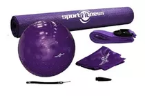 Kit Yoga Pilates, Balon, Tapete, Riata, Sportfitness 070339